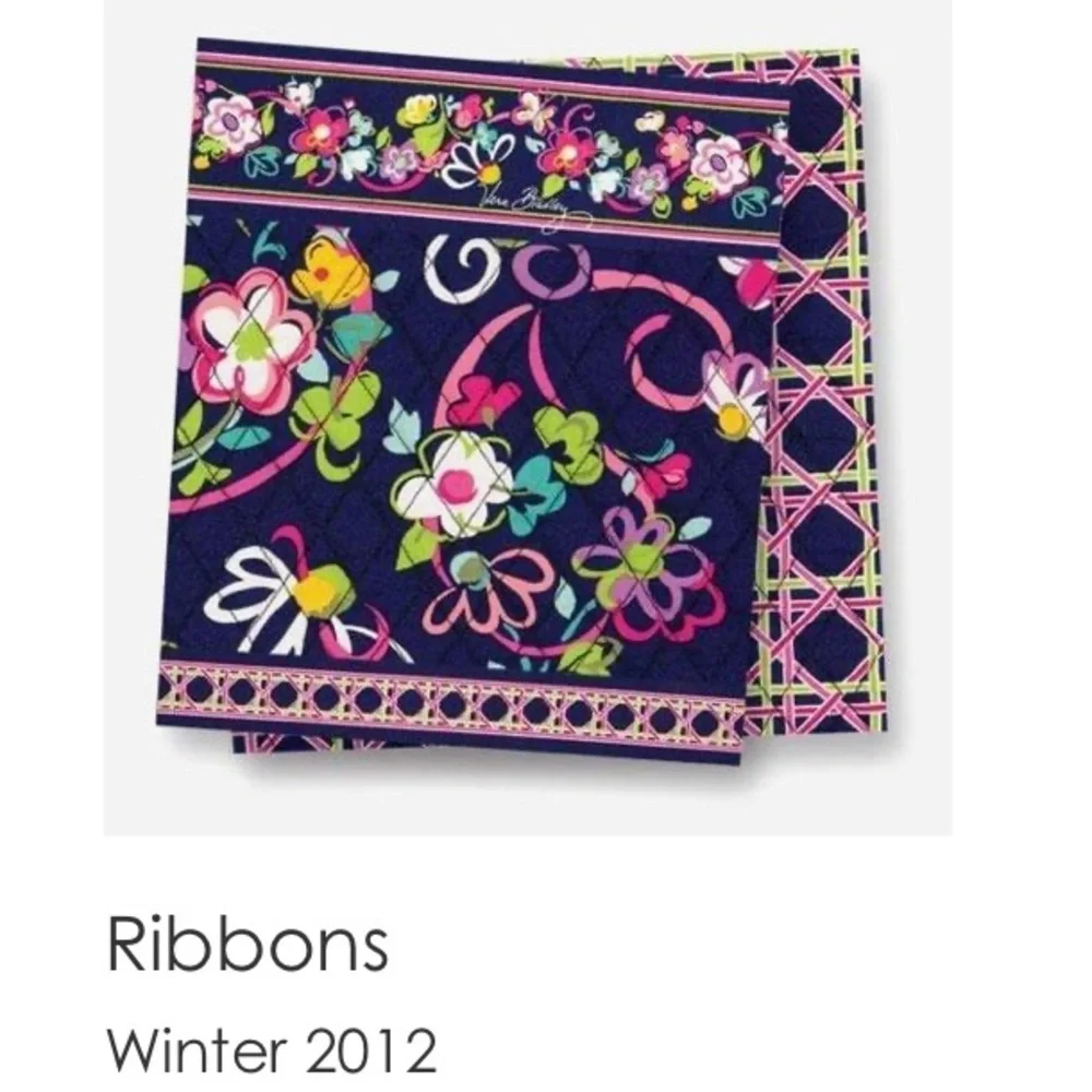 VERA BRADLEY Ribbons 2012 Mandy Tote
Pink Yellow Blue Floral Y2K Zipper Handles - Picture 15 of 15